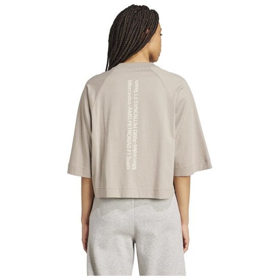 Adidas Γυναικεία κοντομάνικη μπλούζα Mercedes - AMG Petronas Formula One Team Premium Sweat Tee